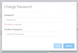 Change Password Dialog