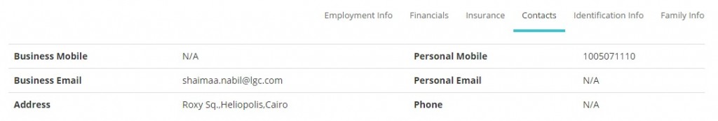 Employee Profile – Modulus Knowledgebase